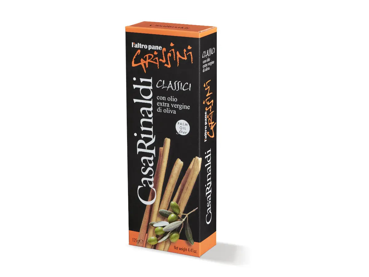 GRISSINI CLÁSICOS CON ACEITE DE OLIVA EXTRAVIRGEN 125 gr
