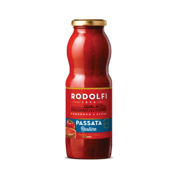 PURÉ RÚSTICO DE TOMATE - (PASSATA RUSTICA DI POMODORO Rodolfi 690 gr