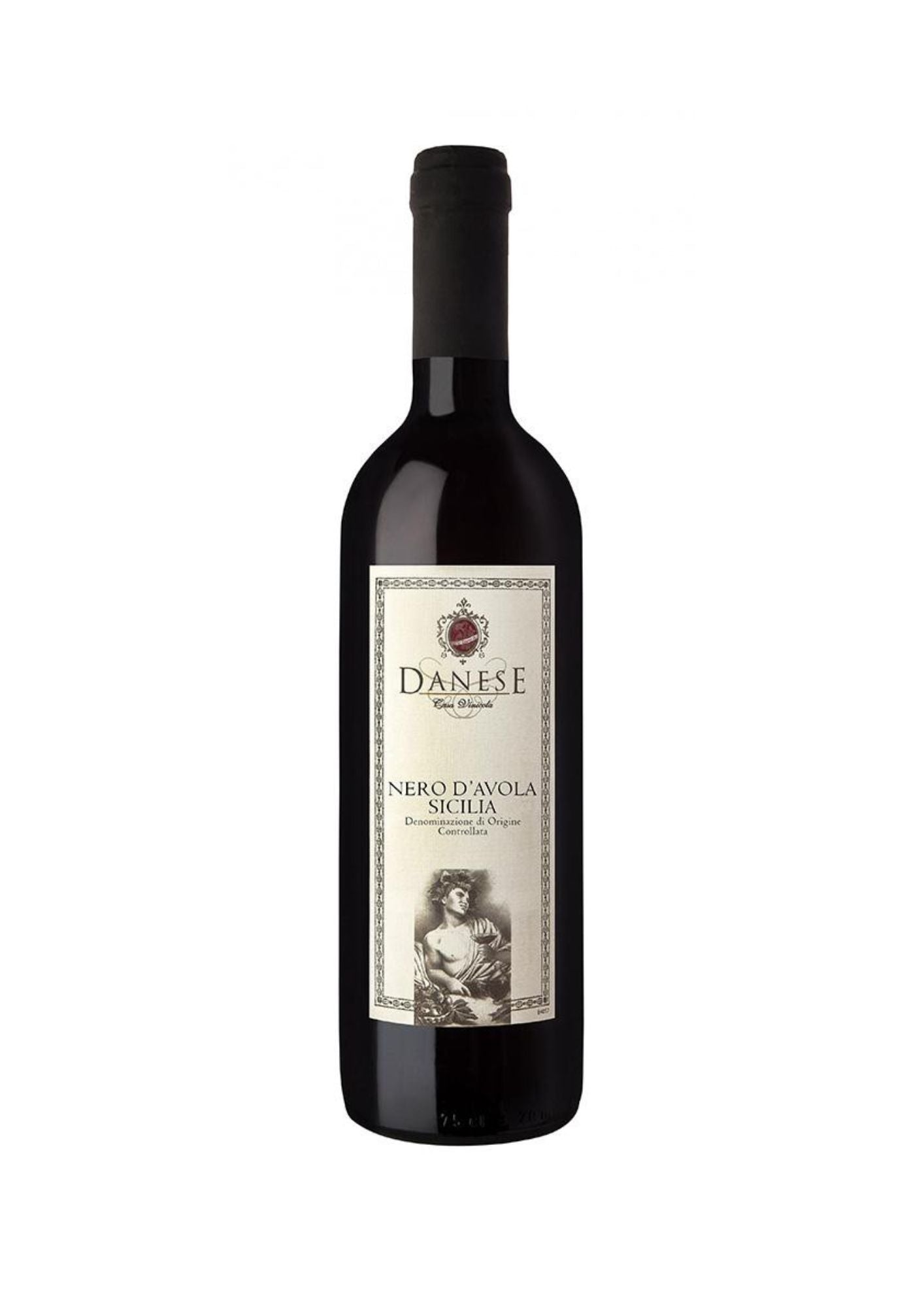 VINO NERO D´AVOLA SICILIA D.O.C x 750 ml DANESE