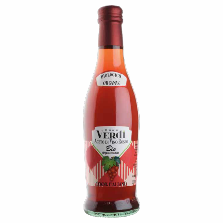 VINAGRE DE VINO ROJO ORGÁNICO (BIO) Casa Verdi x 500 ml