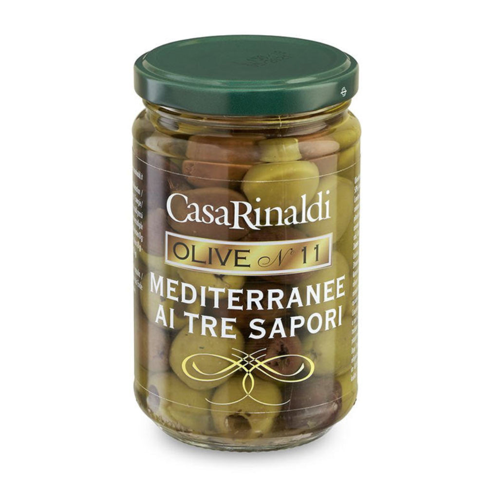 ACEITUNAS MEDITERRÁNEAS 3 SABORES 270gr