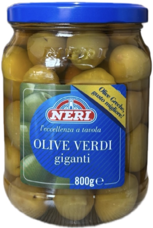 Aceitunas Verdes Gigantes 800 gr