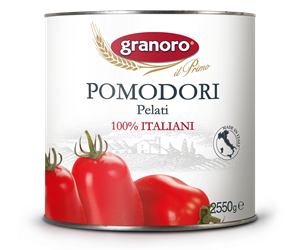 TOMATES PELADOS GRANORO x 2.550 gr
