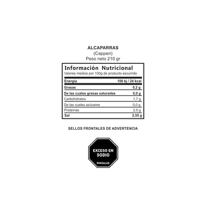 ALCAPARRAS 210 gr