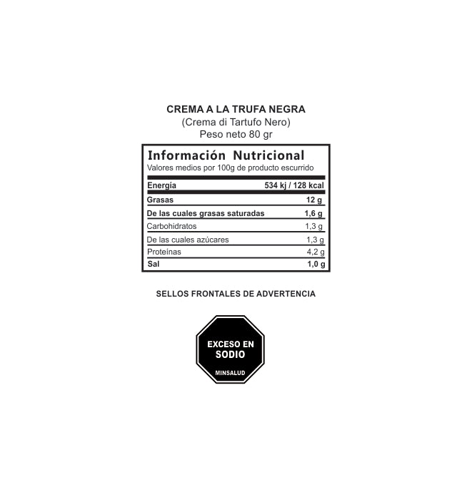 CREMA A LA TRUFA NEGRA 80gr