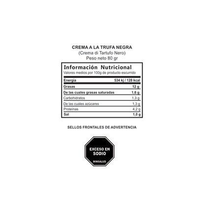 CREMA A LA TRUFA NEGRA 80gr
