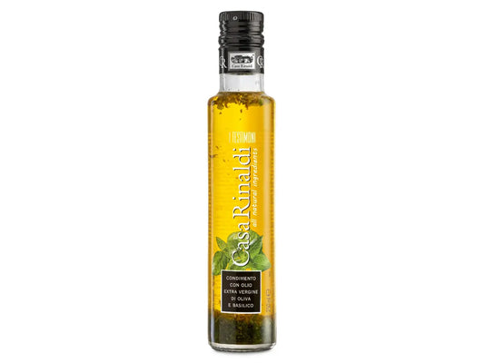 ACEITE DE OLIVA EXTRAVIRGEN AROMATIZADO A LA ALBAHACA 250 ml