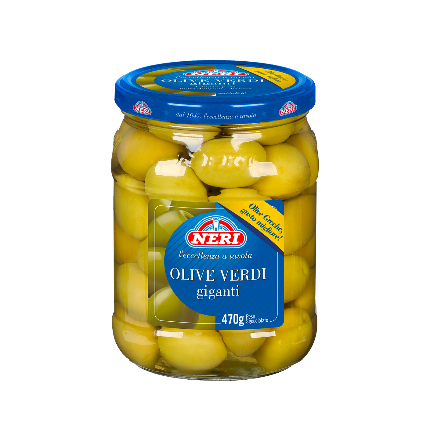 ACEITUNAS VERDES GIGANTES - OLIVE VERDI GIGANTI x 800 g