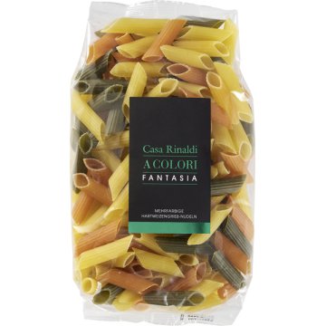 PASTA PENNE TRICOLORE FANTASIA 500 gr