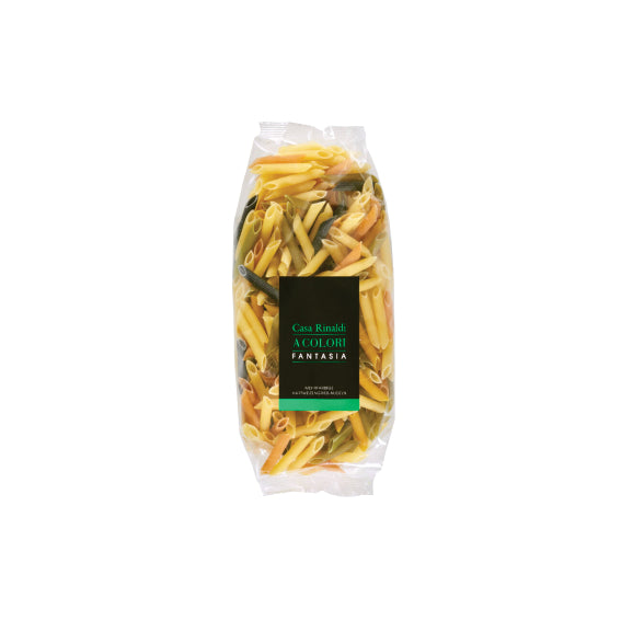 PASTA PENNE TRICOLORE FANTASIA x 500 gr