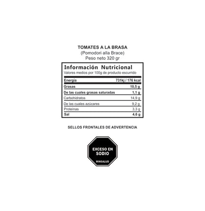 TOMATES A LA BRASA Casa Rinaldi 320 gr