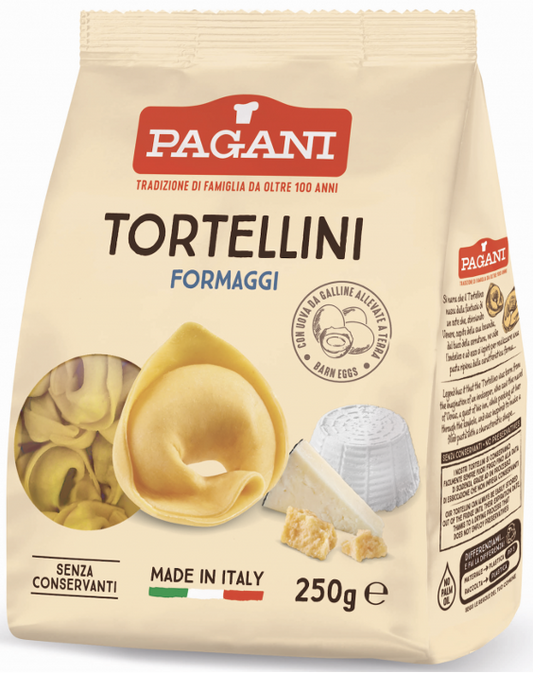 Tortellini con quesos x250 gr