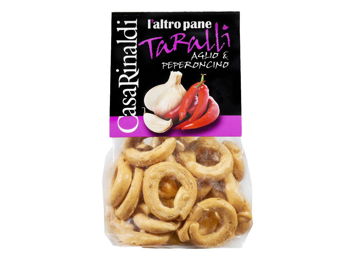 TARALLI AJO Y PEPERONCINO 200 gr