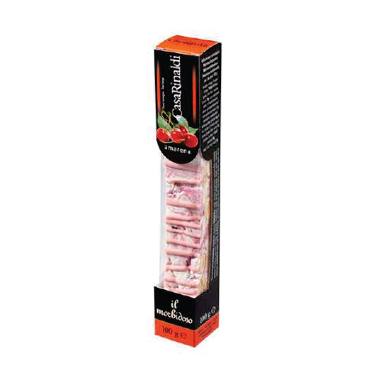 TURRÓN BLANDO CON CEREZA NEGRA 100 gr