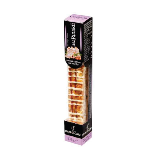 TURRÓN BLANDO PANNA COTTA Y CARAMELO 100 gr