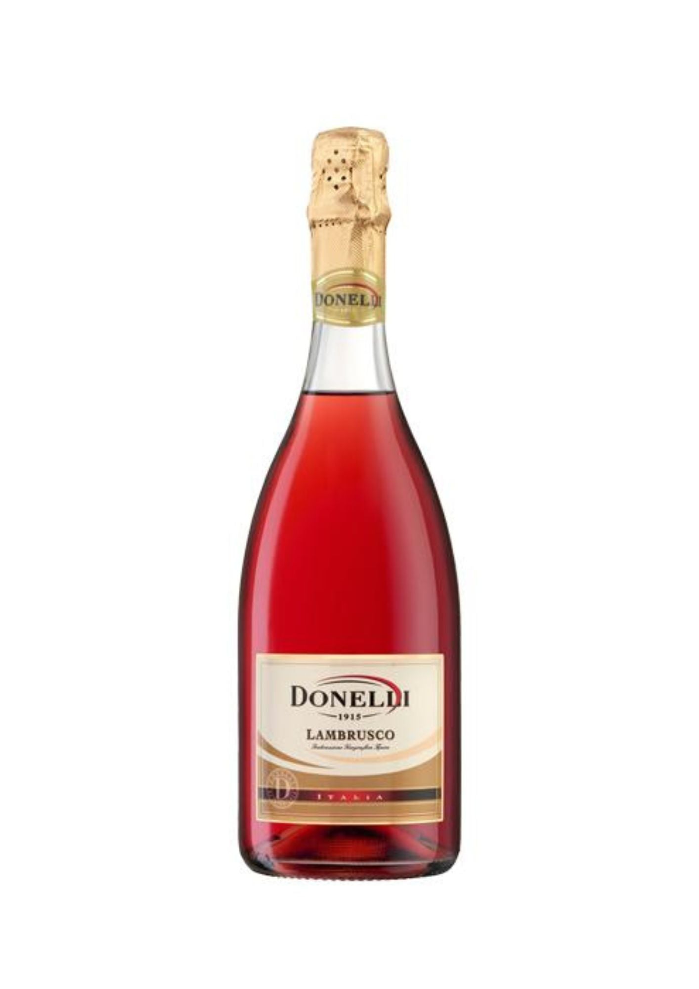 VINO LAMBRUSCO I.G.T. x 750 ROSATO (rosado) DONELLI – Mercato Italiano