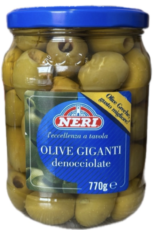 Aceitunas Verdes Gigantes Deshuesadas 770 gr