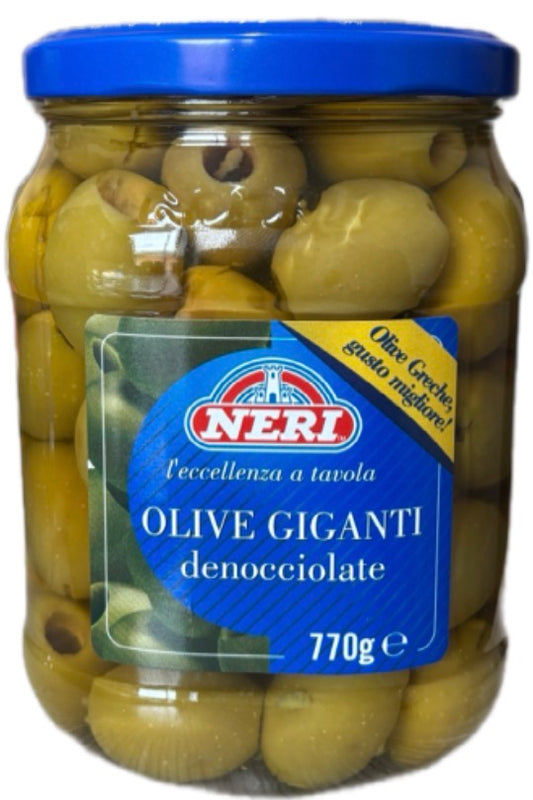 Aceitunas Verdes Gigantes Deshuesadas 770 gr