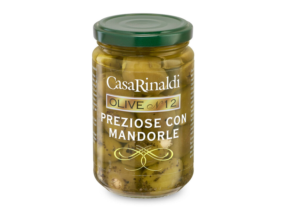 ACEITUNAS PRECIOSAS CON ALMENDRA 290 gr