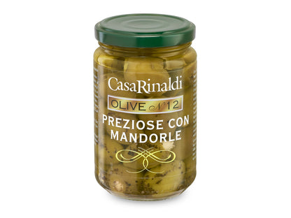 ACEITUNAS PRECIOSAS CON ALMENDRA 290 gr