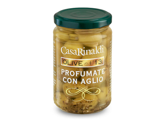ACEITUNAS EN CONSERVA CON AJO 290 gr