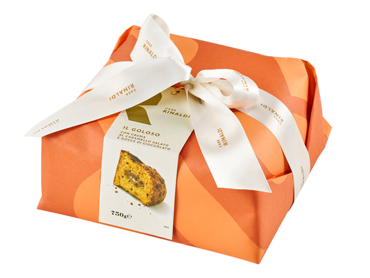 Panettone 750 gr Caramello Salato e Goccie di Cioccolato Casa Rinaldi - DISPONIBLE 15 NOVIEMBRE