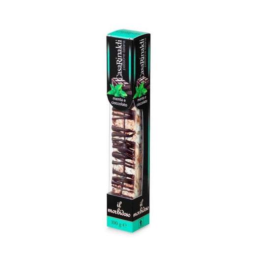 TURRÓN BLANDO DE MENTA Y CHOCOLATE 100 gr