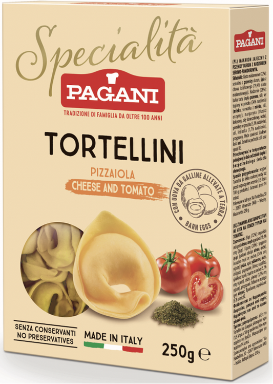 Tortellini pizzaiola queso y tomate x250 gr